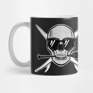 Stand Up Paddle Board Skull Mug